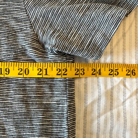 Billy Reid Short Sleeve Polo – XL (Navy/White Thin Pinstripes) - Picture 5 of 6